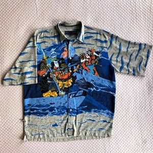 Phat Farm - *Rare* Dueling Samurai Camp Shirt